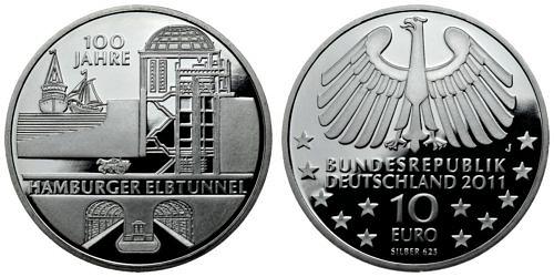 10-euro-100-jahre-hamburger-elbtunnel-brd-2011-pp